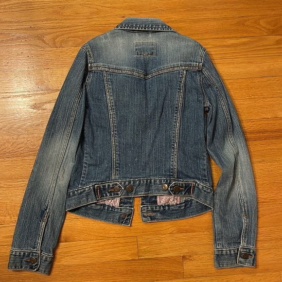 Abercrombie authentic vintage Jean Jacket Size Small - Picture 2 of 4